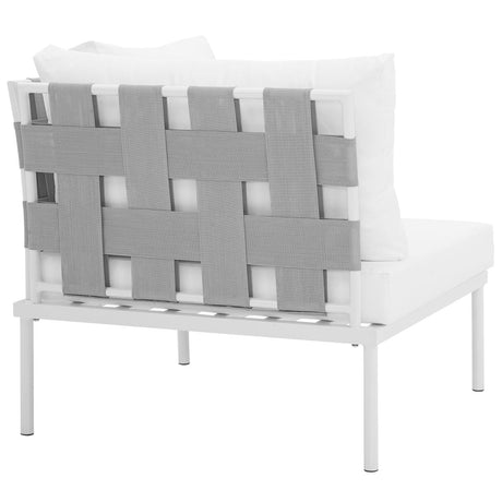 Harmony Outdoor Patio Aluminum Corner Sofa - BUILDMYPLACE