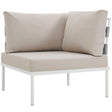 Harmony Outdoor Patio Aluminum Corner Sofa - BUILDMYPLACE