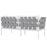 Harmony Outdoor Patio Aluminum Loveseat - BUILDMYPLACE