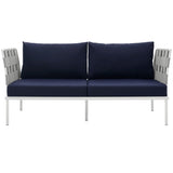 Harmony Outdoor Patio Aluminum Loveseat - BUILDMYPLACE