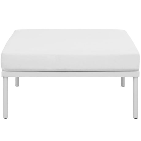 Harmony Outdoor Patio Aluminum Ottoman - BUILDMYPLACE