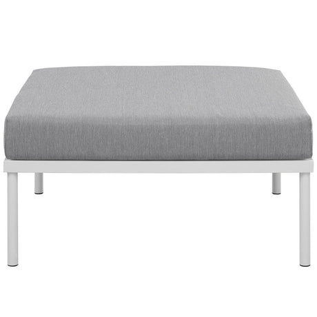 Harmony Outdoor Patio Aluminum Ottoman - BUILDMYPLACE