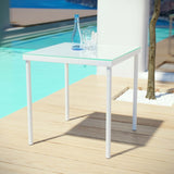 Harmony Outdoor Patio Aluminum Side Table - BUILDMYPLACE