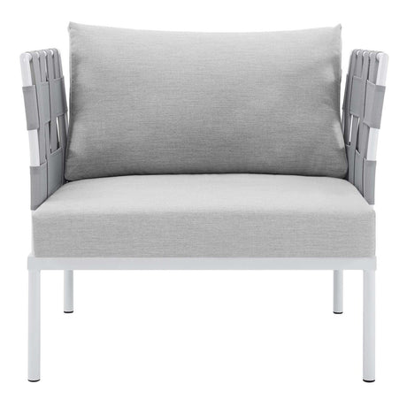 Harmony Sunbrella Outdoor Patio Aluminum Armchair - BUILDMYPLACE