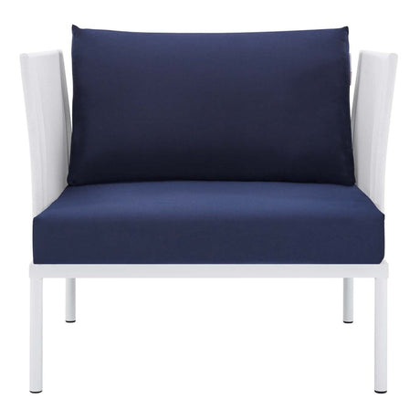 Harmony Sunbrella Outdoor Patio Aluminum Armchair - BUILDMYPLACE
