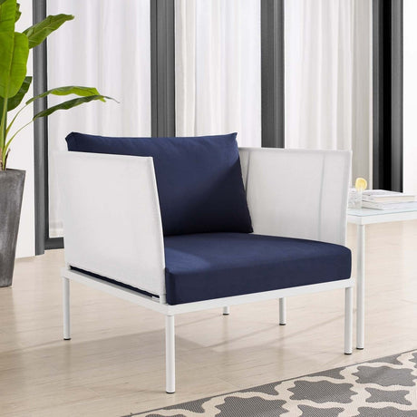 Harmony Sunbrella Outdoor Patio Aluminum Armchair - BUILDMYPLACE