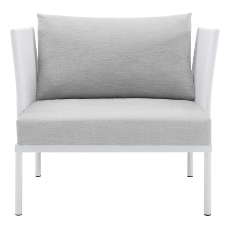 Harmony Sunbrella Outdoor Patio Aluminum Armchair - BUILDMYPLACE