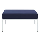 Harmony Sunbrella Outdoor Patio Aluminum Ottoman - BUILDMYPLACE