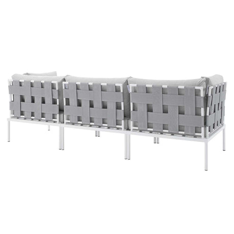 Harmony Sunbrella Outdoor Patio Aluminum Sofa - BUILDMYPLACE