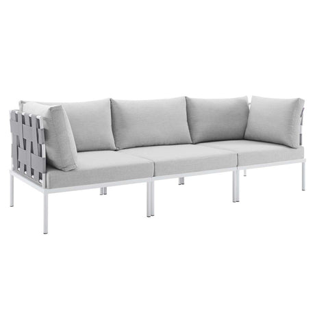 Harmony Sunbrella Outdoor Patio Aluminum Sofa - BUILDMYPLACE