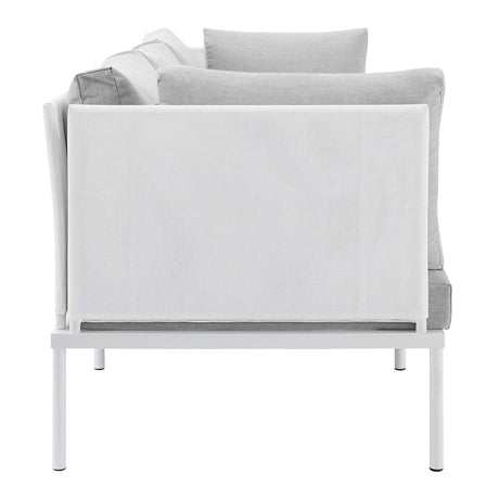 Harmony Sunbrella Outdoor Patio Aluminum Sofa - BUILDMYPLACE