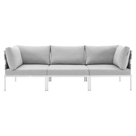 Harmony Sunbrella Outdoor Patio Aluminum Sofa - BUILDMYPLACE