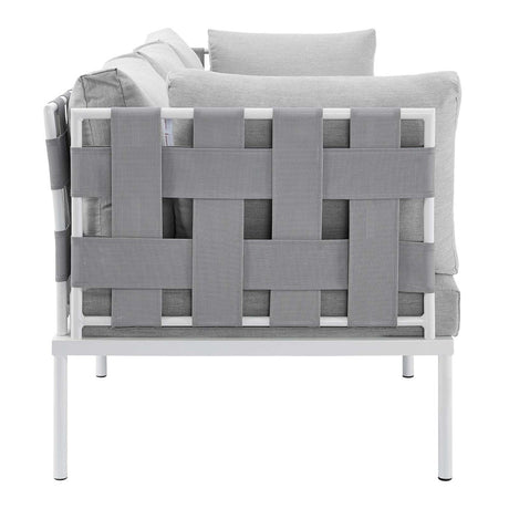 Harmony Sunbrella Outdoor Patio Aluminum Sofa - BUILDMYPLACE