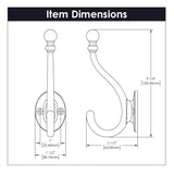 Hat Hook & Coat 5 - 1/4 Inch Long - Hickory Hardware - Cottage Collection - BUILDMYPLACE
