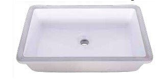 Hatch Sink - White 21 x 15 Rectangle Undermount Sink - BUILDMYPLACE