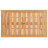 Hatteras Outdoor Patio Eucalyptus Wood Dining Table - BUILDMYPLACE