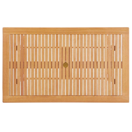 Hatteras Outdoor Patio Eucalyptus Wood Dining Table - BUILDMYPLACE