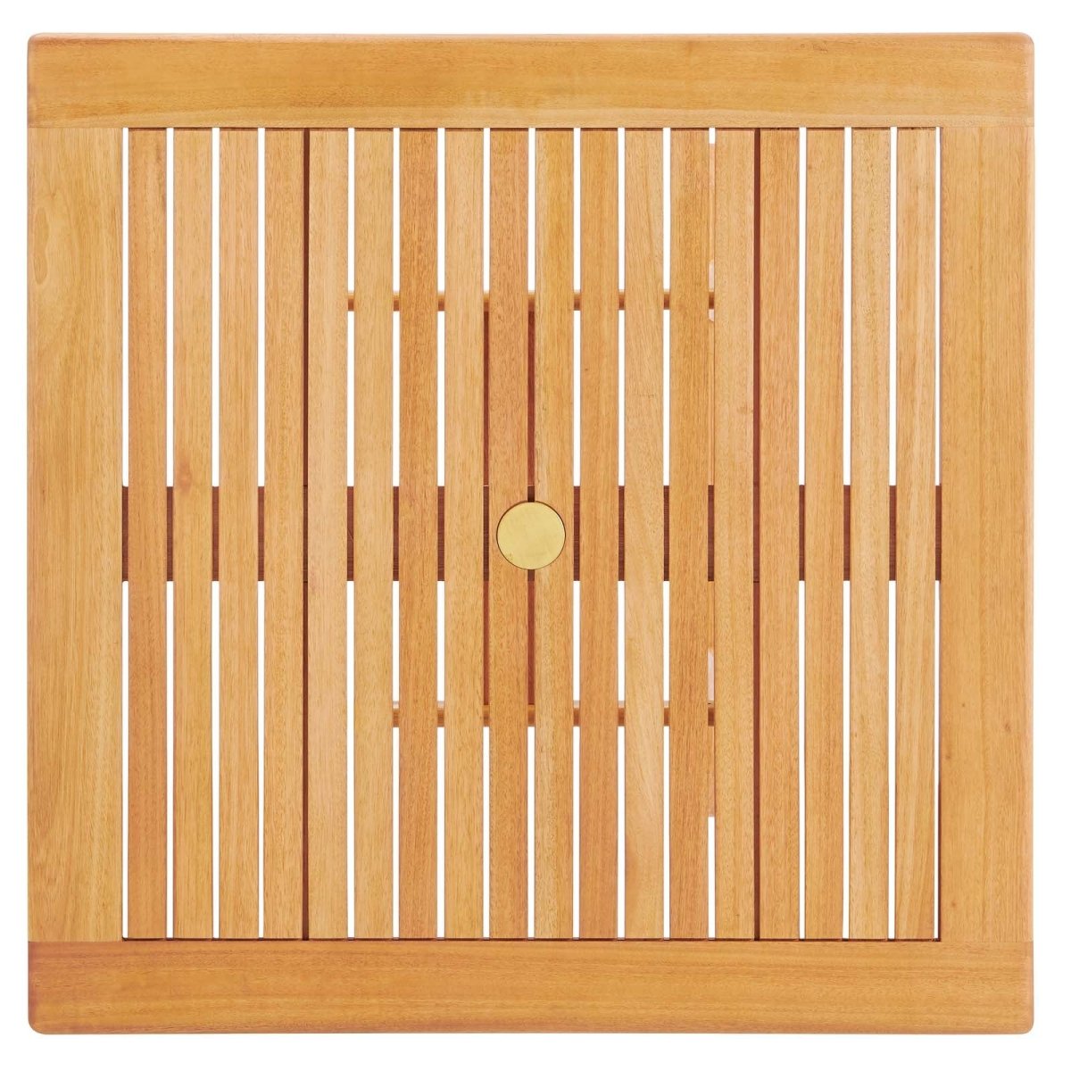 Hatteras Outdoor Patio Eucalyptus Wood Dining Table - BUILDMYPLACE
