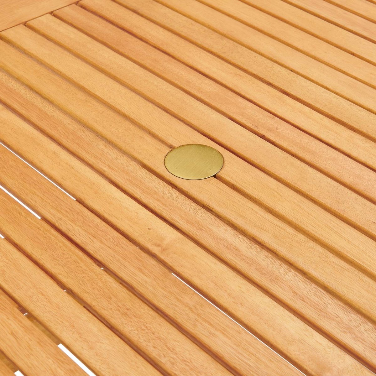 Hatteras Outdoor Patio Eucalyptus Wood Dining Table - BUILDMYPLACE