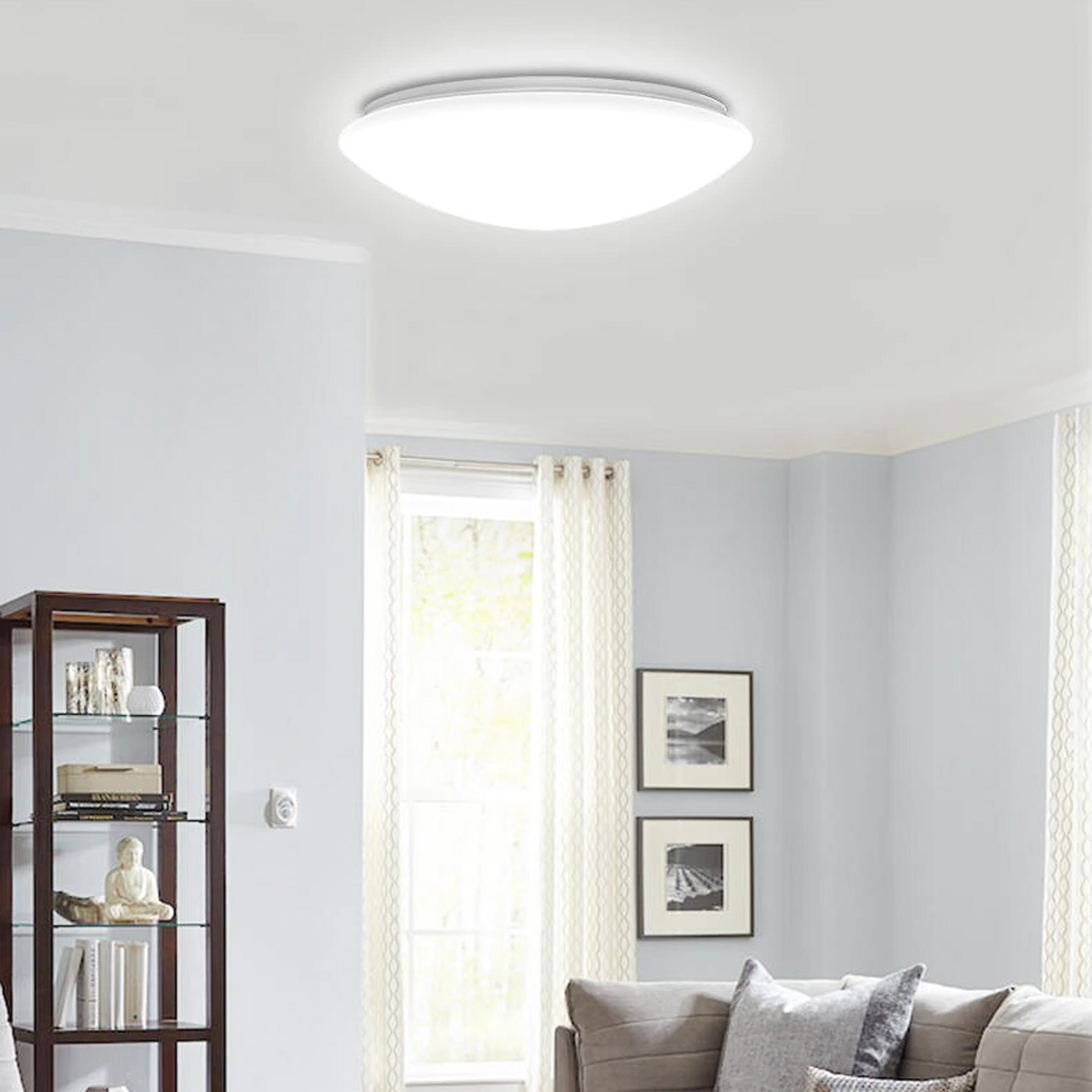 11-round-mushroom-dimmable-flush-mount-1050-lumens-power-12-5w-ac120v