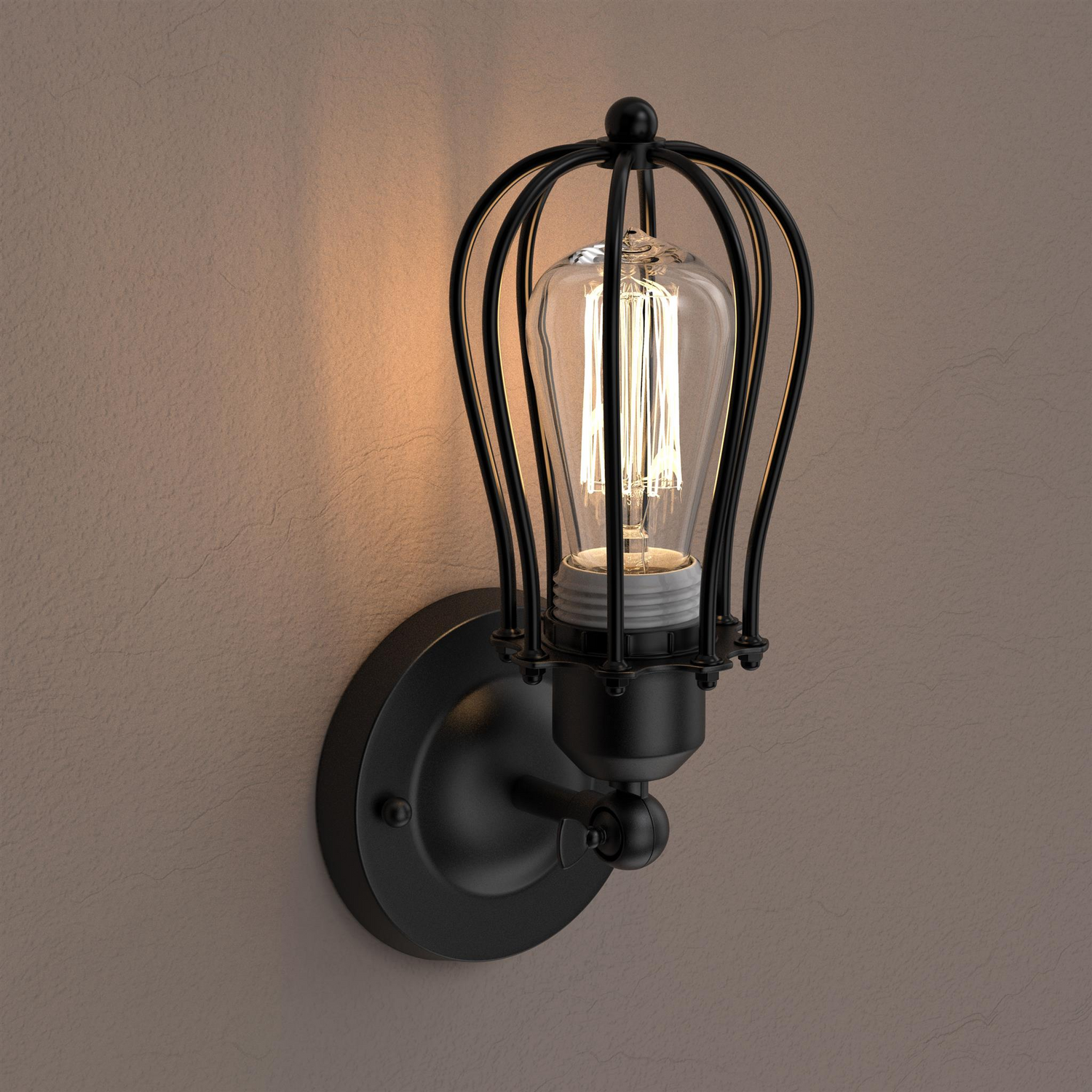 matte-black-steel-birdcage-wall-lighting