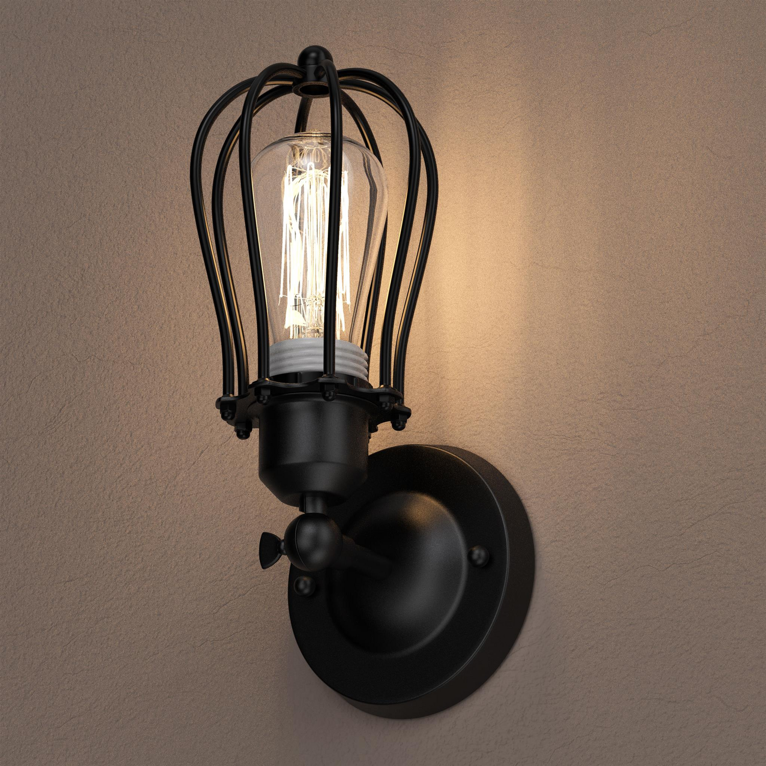 matte-black-steel-birdcage-wall-lighting