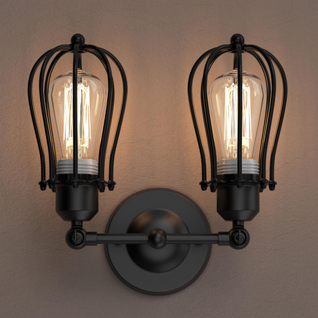 matte-black-steel-birdcage-wall-lighting