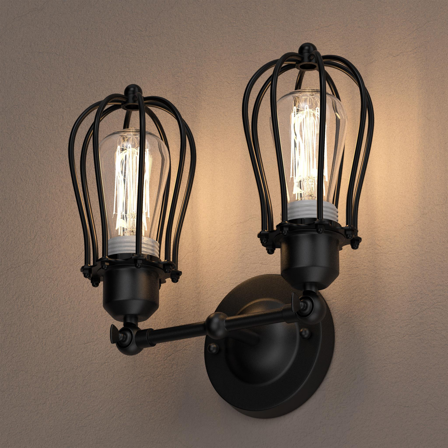 matte-black-steel-birdcage-wall-lighting