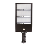 LED Pole Lights With Photocell 450 Watt & 20KV Surge Protector, 5700K, Universal Mount, AC100-277V, Bronze, Car Park Lighting - Street Light