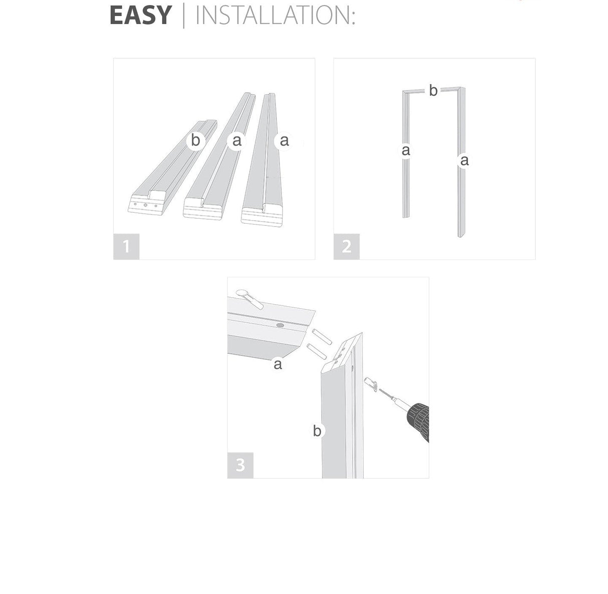 Interior Solid French Double Doors | Veregio 7411 Oliva | Wood Solid Panel Frame Trims | Closet Bedroom Sturdy Doors