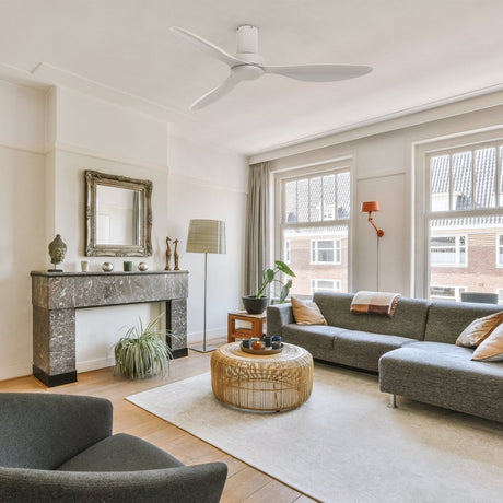 Isola 52 inch 3 - Blade No Light Ceiling Fan with Remote - LEDMyPlace