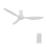 Isola 52 inch 3 - Blade No Light Ceiling Fan with Remote - LEDMyPlace