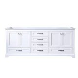 Jacques 80" White Vanity Cabinet Only