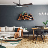 JOURNEY 52 inch 5 - Blade Smart Ceiling Fan with LED Light & Remote - LEDMyPlace