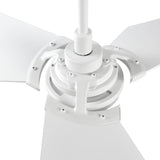 KAJ 52 inch 3 - Blade Smart Ceiling Fan with LED Light & Remote - LEDMyPlace