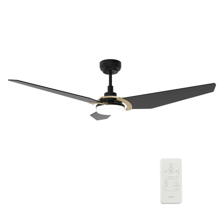 KAJ 52 inch 3 - Blade Smart Ceiling Fan with LED Light & Remote - LEDMyPlace