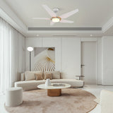 KAJ 52 inch 5 - Blade Smart Ceiling Fan with LED Light & Remote - LEDMyPlace