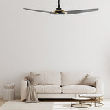 KAJ 56 inch 3 - Blade Smart Ceiling Fan with LED Light & Remote - LEDMyPlace