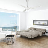 KAJ 56 inch 3 - Blade Smart Ceiling Fan with LED Light & Remote - LEDMyPlace