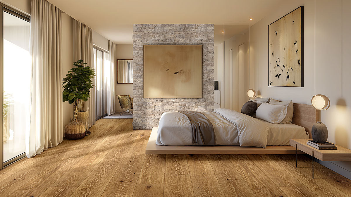 McCarran Kentsea Oak 9-1/2 x 86 in 5/8 in White Oak Engineered Hardwood