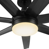 KIMA 65 inch 7 - Blade Ceiling Fan with LED Light & Remote - LEDMyPlace