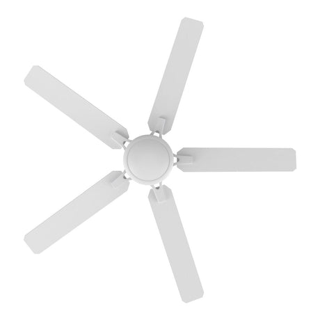 Kipton 52 inch 5 - Blade Ceiling Fan with LED Light Kit & Remote Control - White - LEDMyPlace
