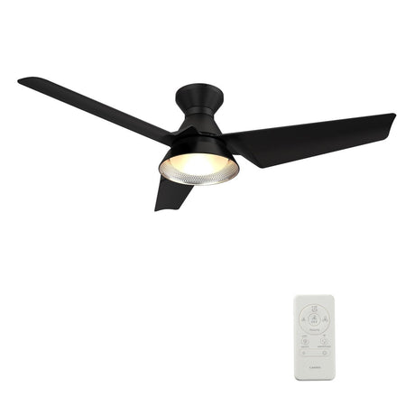 KREIS 52 inch Flush Mount 3 - Blade Smart Ceiling Fan with LED Light & Remote - LEDMyPlace