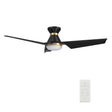 KREIS 52 inch Flush Mount 3 - Blade Smart Ceiling Fan with Remote & LED Light - LEDMyPlace