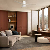 LABELLE 52 inch 3 - Blade Flush Mount Smart Ceiling Fan with LED Light & Remote - LEDMyPlace