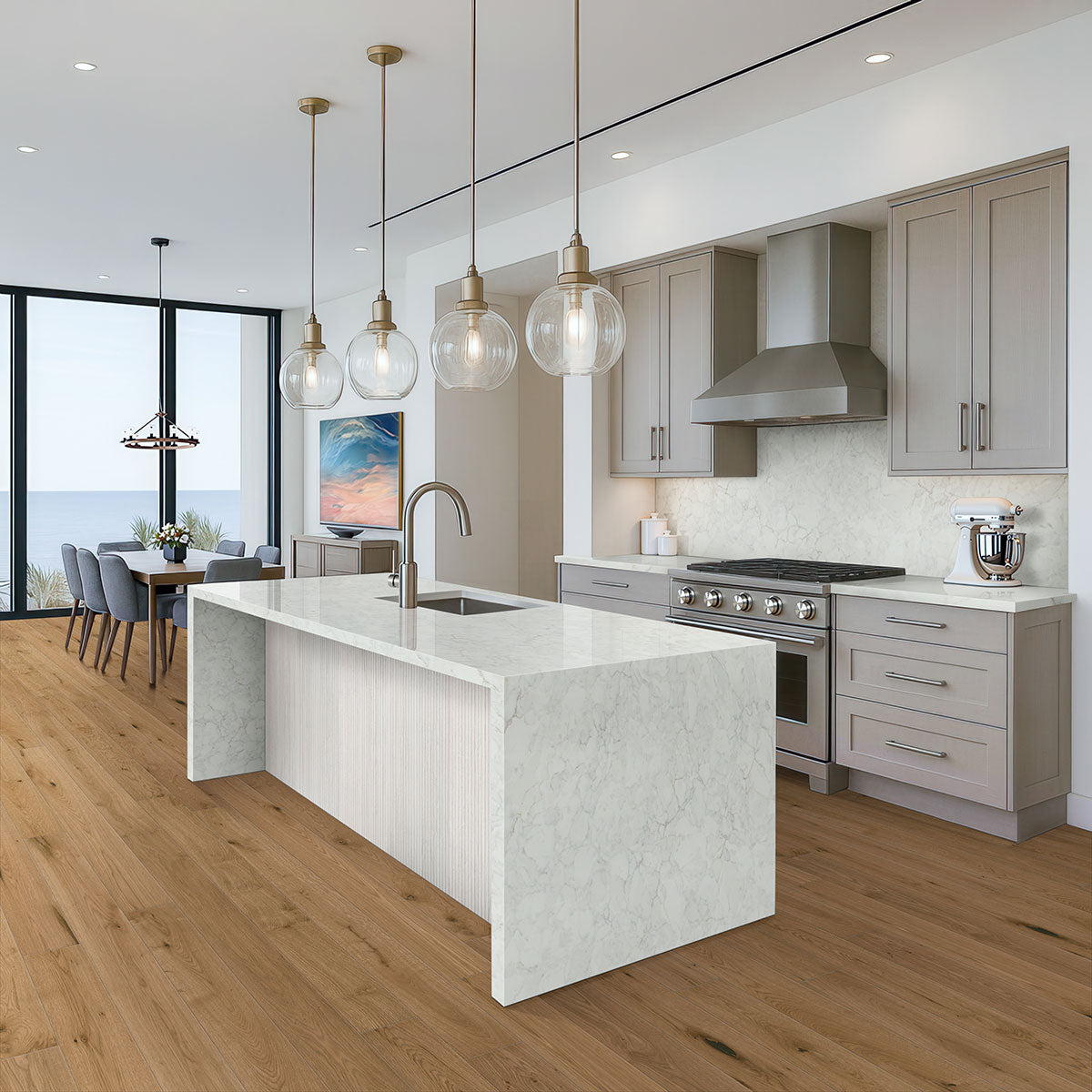 Ladson Leander Oak 7-1/2 x 75 in 1/2 in White Oak Engineered Hardwood
