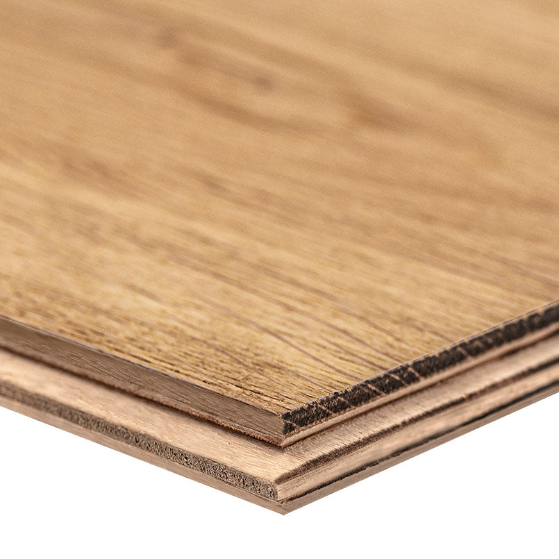 Ladson Montevideo Oak 7-1/2 x 75 in 1/2 in White Oak Engineered Hardwood