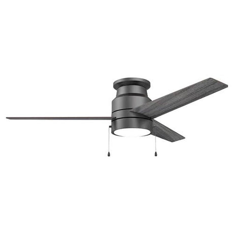 LAMONT 52 inch 3 - Blade Flash Mount Ceiling Fan with Pull Chain &LED Light - LEDMyPlace