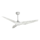 Trailblazer White/Marble Pattern/White marble 3 Blade Smart Ceiling Fan with Dimmable LED Light Kit Works with Remote Control, Wi-Fi apps and Voice control via Google Assistant/Alexa/Siri