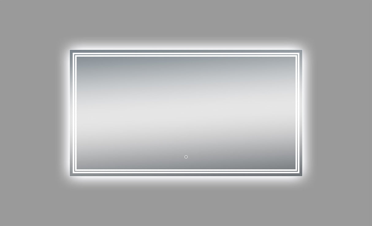Luna 68'' Polished Edge Back-lit LED Mirror for Bathroom Vanity